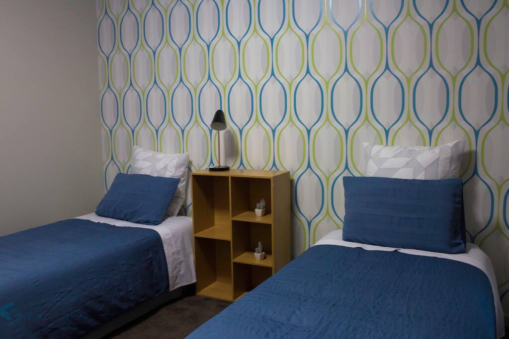 Confy single beds.