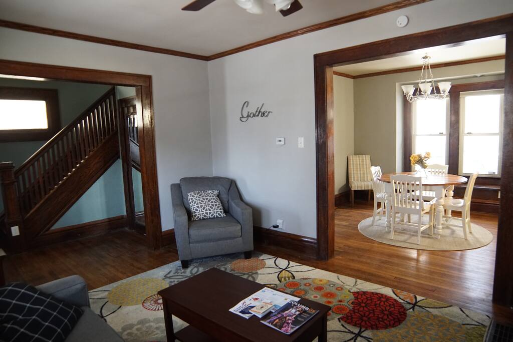 The Living Room and Dining Room!