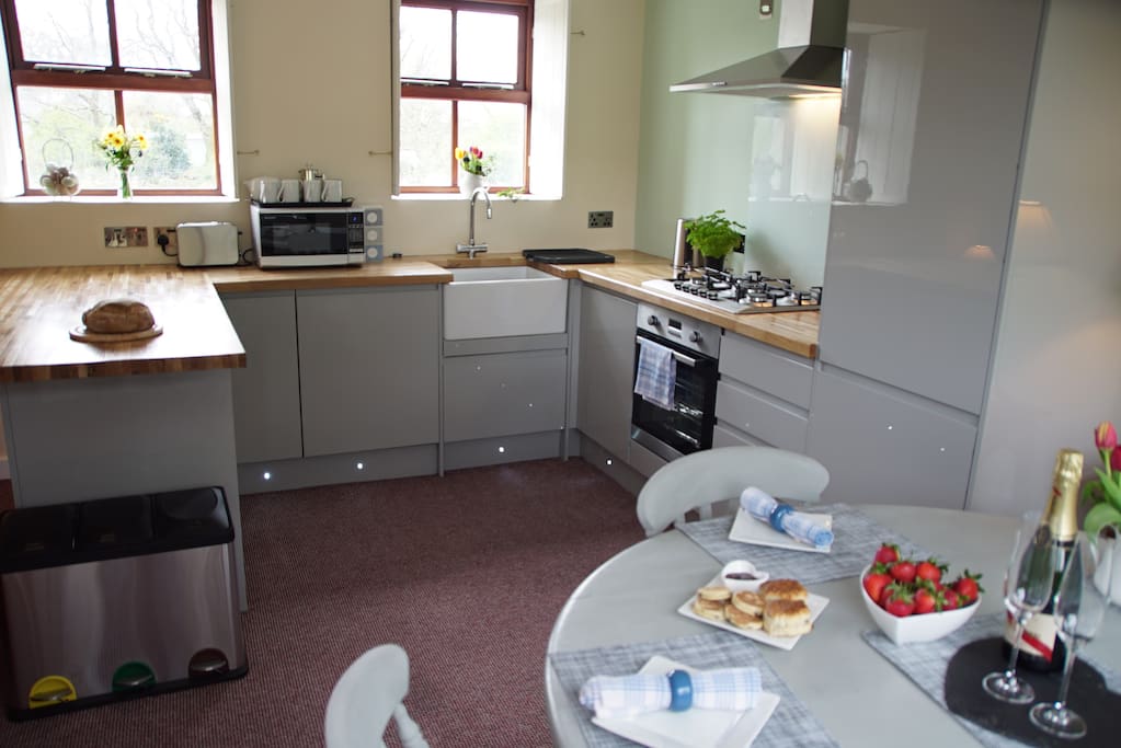 Newly fitted kitchen