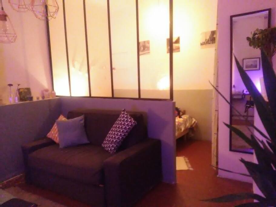 coin nuit derrière verrière