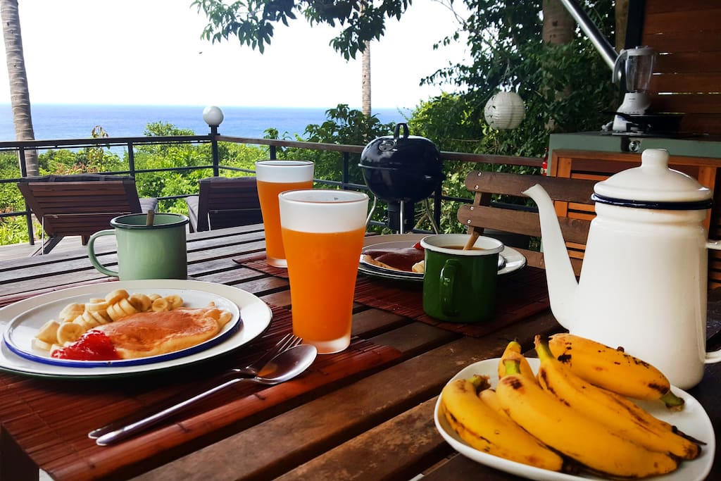breakfast on the terrace