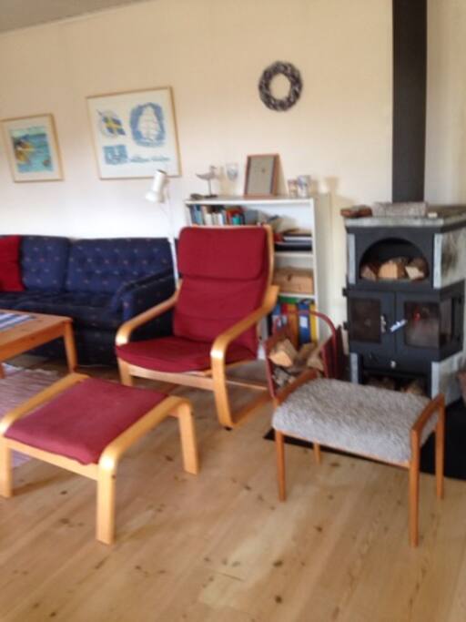 You may use the stove for cosy nights