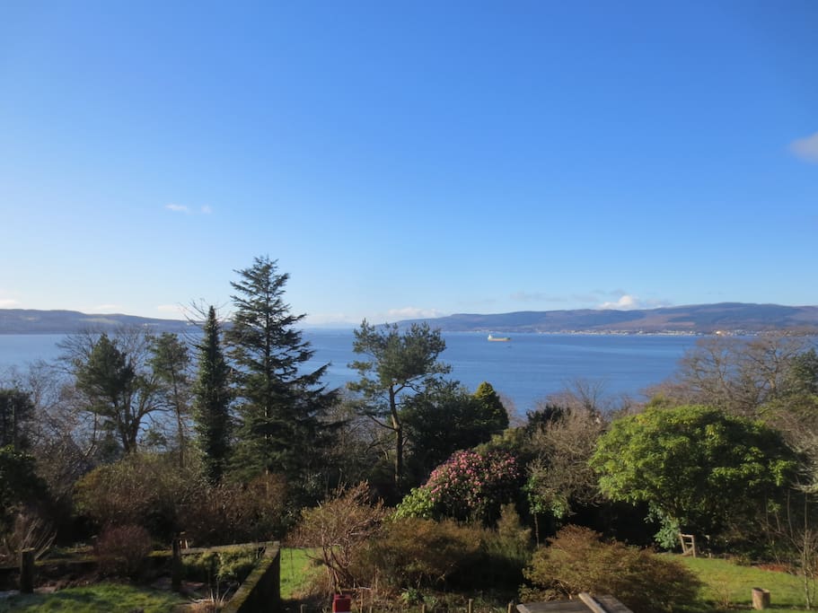 January view from verandah.