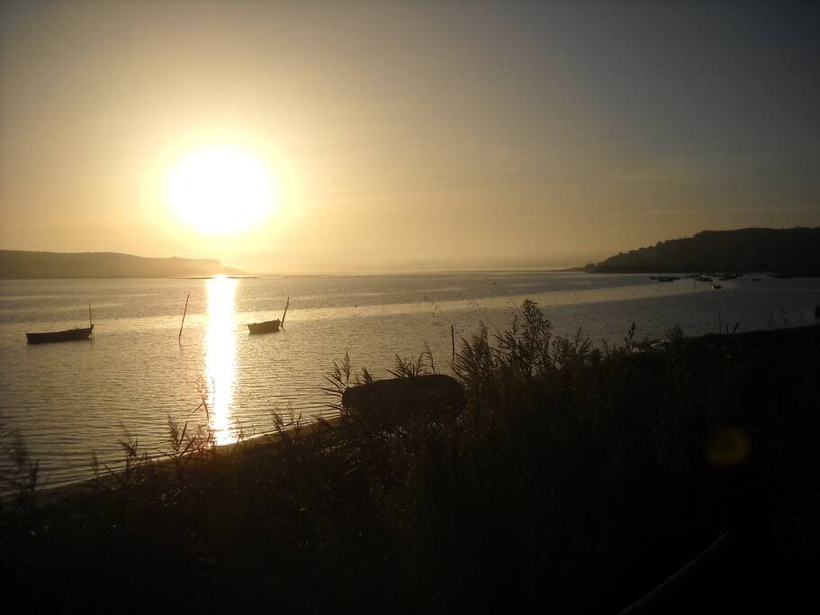 Lagoa e praia da Foz
