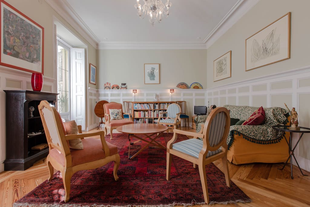 Your sitting room, exclusive to you (the family has another)
