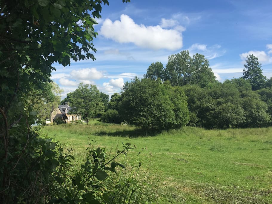 The XVII bakery seen from the country field