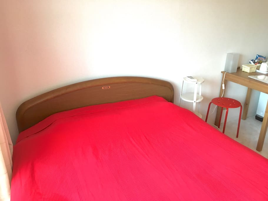 Queen-sized bed
