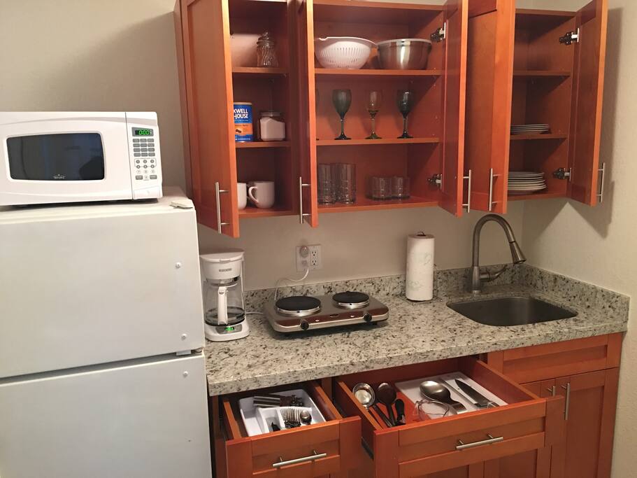 Fully stocked kitchen. Ready for cooking !!