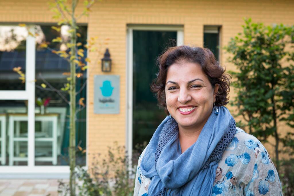This is Leila, your hostess (and she cooks great Moroccan meals)