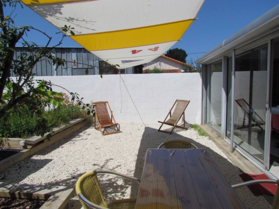 Grande terrasse au sud