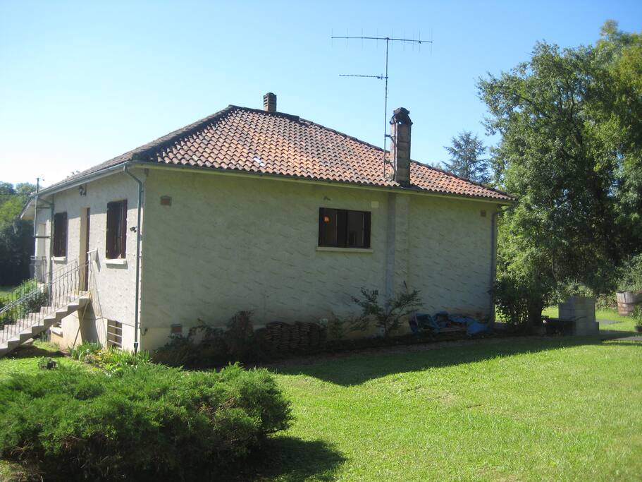 View of the house from the garden