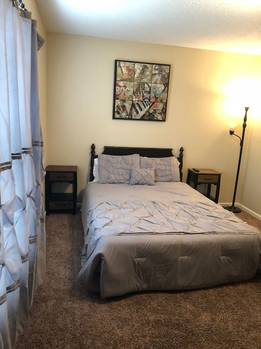 Your queen sized bedroom