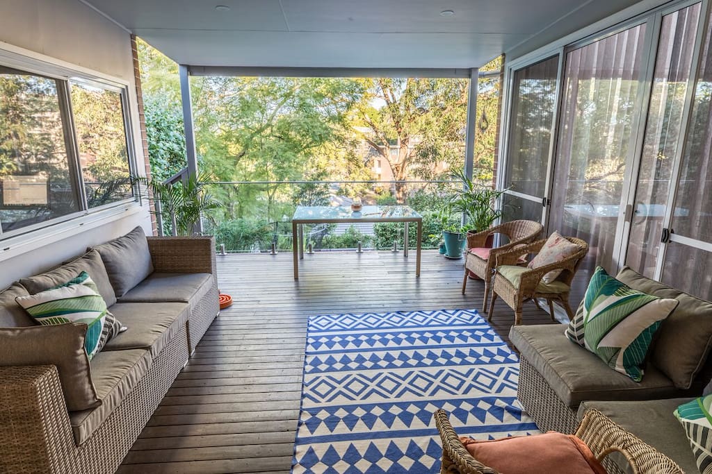 Comfy deck area