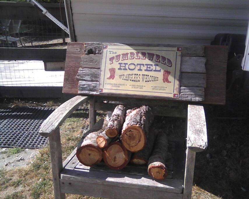 The trailer is known as the Tumbleweed Hotel