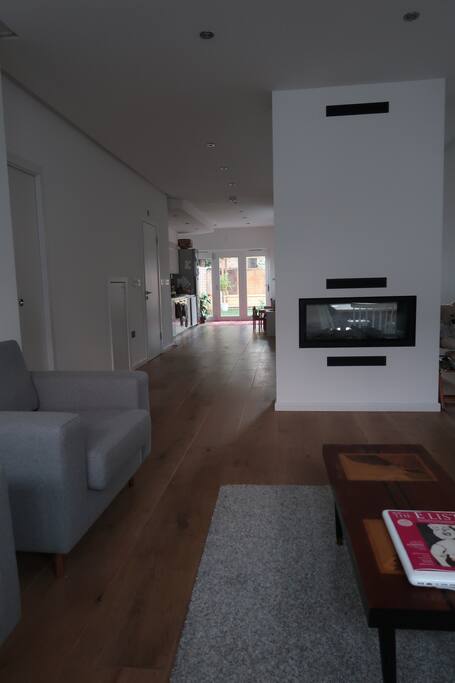Downstairs open plan from lounge