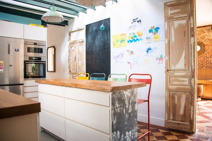 Bohemian vintage 150mq Justicia apartment gallery image 4