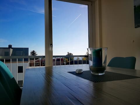 Ocean view | 5 guests | loft | kitchen | SmartTV