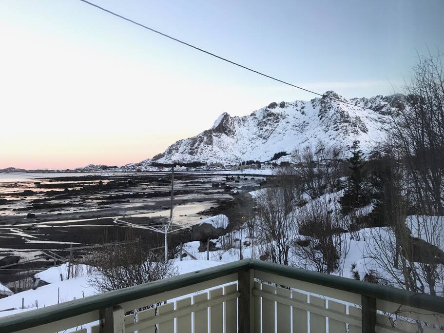 Bilde tatt fra balkongen