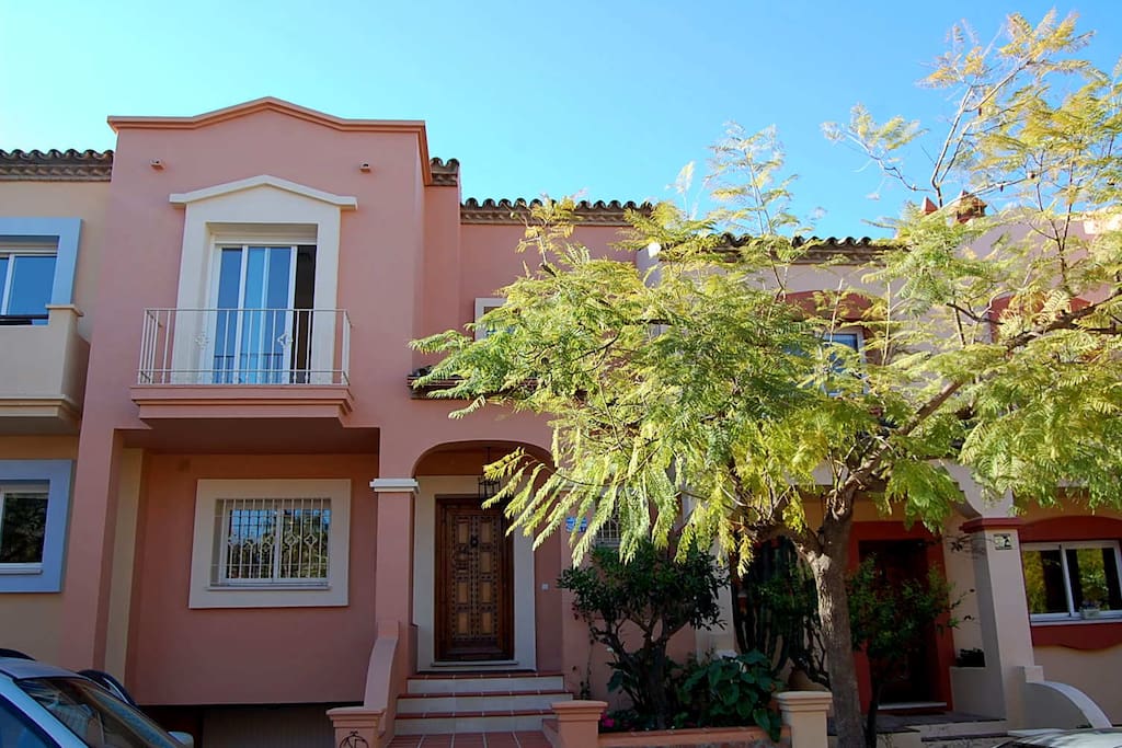 Front of townhouse