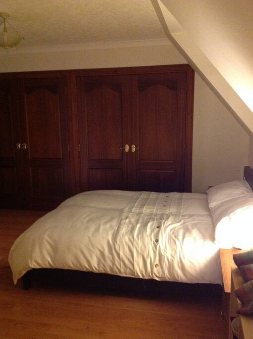 One Double wardrobe available for guests