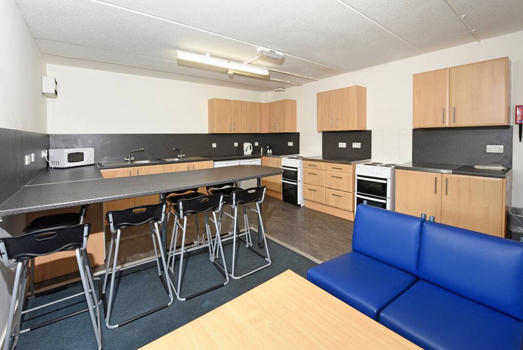 Kitchen and living area