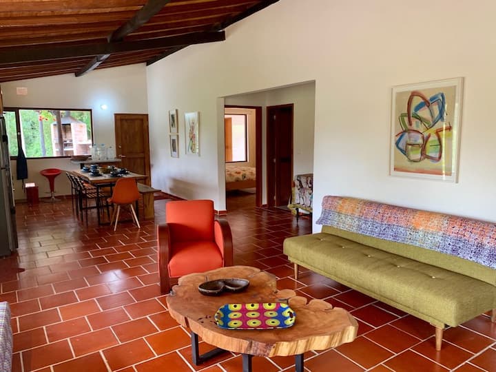 ห้องนั่งเล่น Casa Colibri