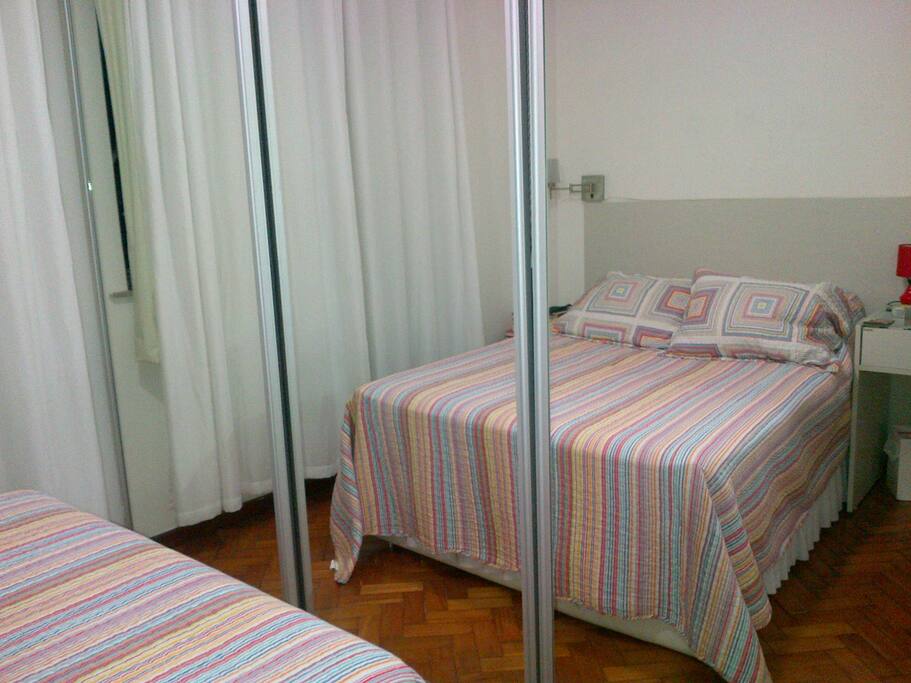 Os espelhos foram retirados.
