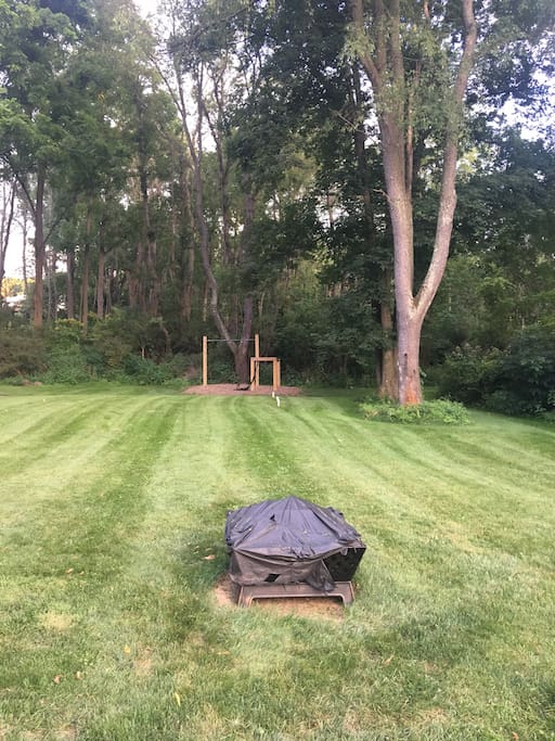 Backyard/fire pit