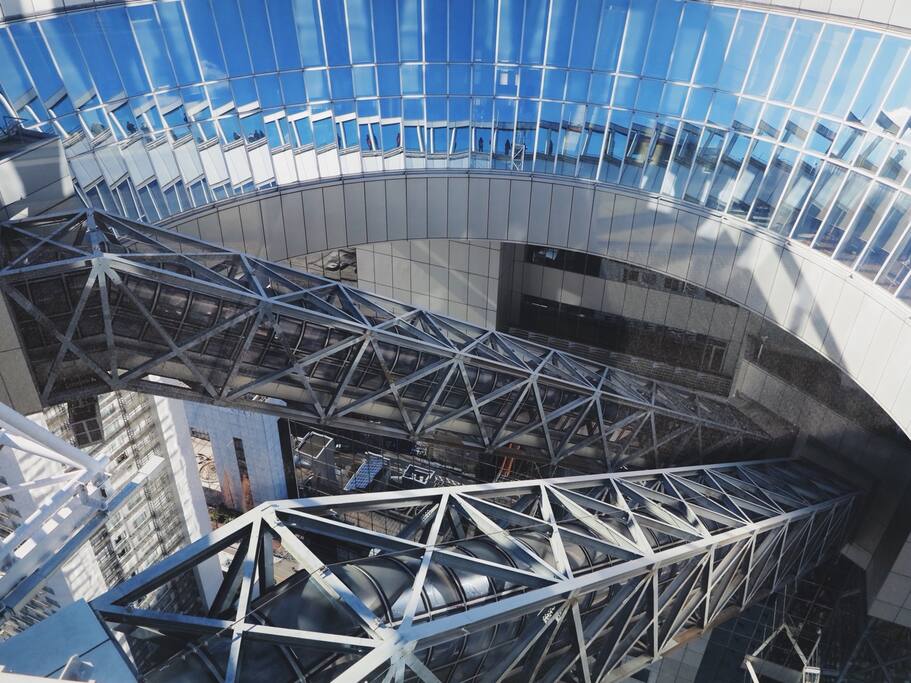 大阪梅田车站旁边欣赏大阪360度全景的高空室外展望台 大阪旅游攻略 尽在airbnb爱彼迎
