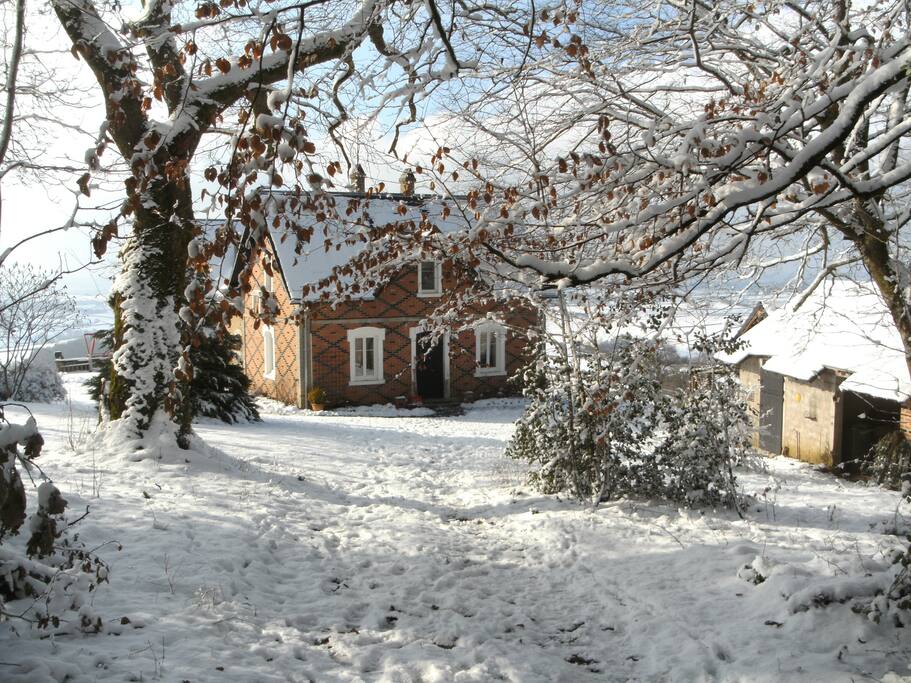De Gîte in de winter