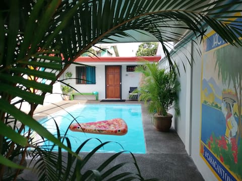 Private pool Private apt not a condominium no pets