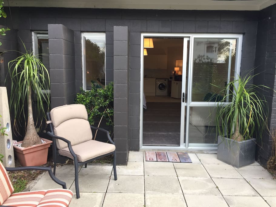 Entrance to studio