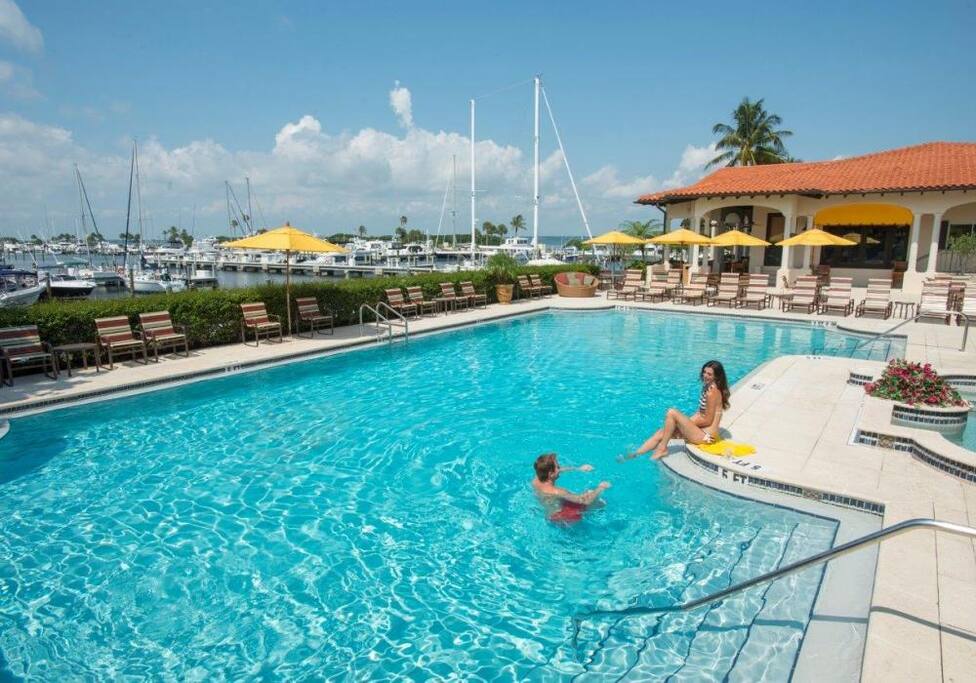 Enjoy your day at the pool, hot tub, or sauna