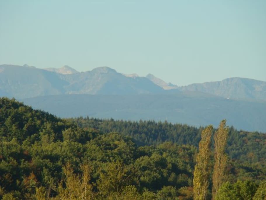 Face aux Pyrénées ...