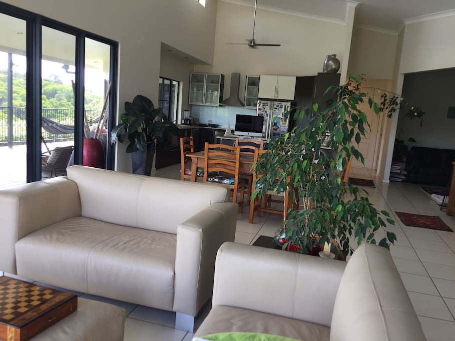 Lovely airy open plan space.