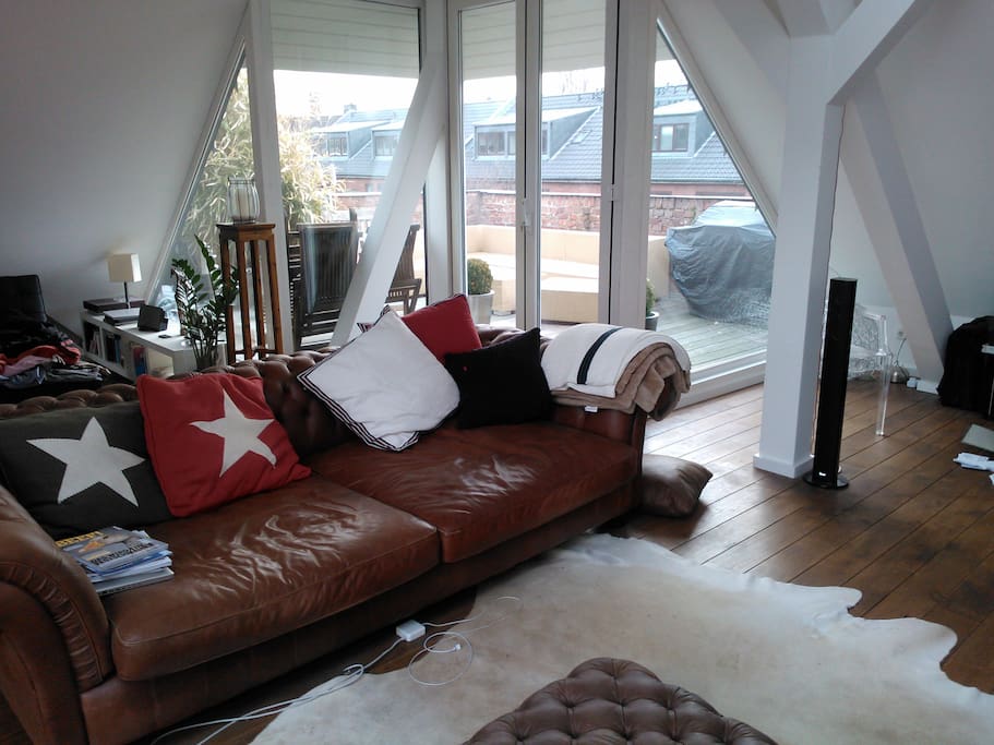 a big cosy couch to relax