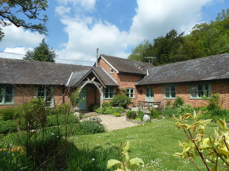 The house and garden