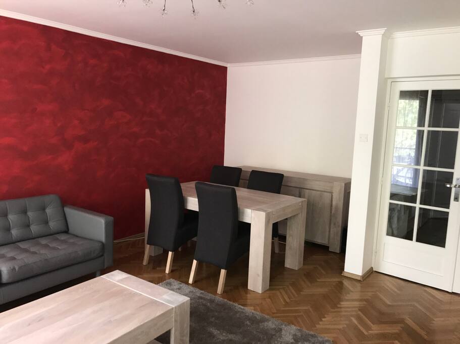 Spacious, modern living room