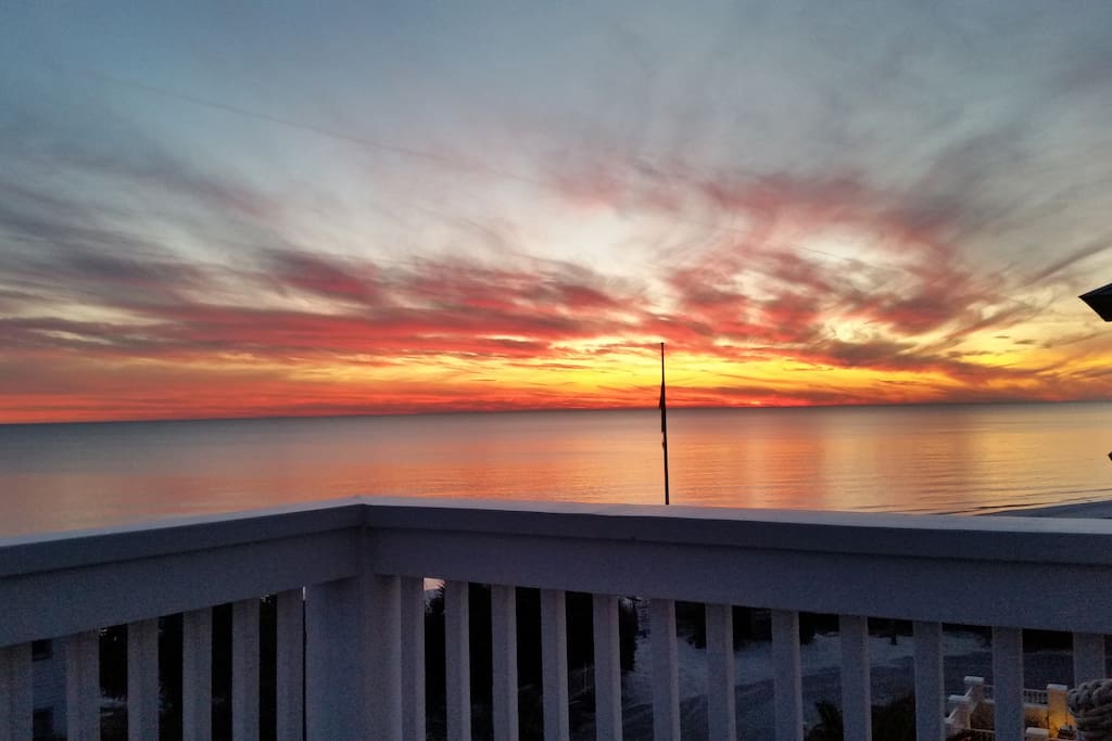 Gorgeous sunsets from all decks
