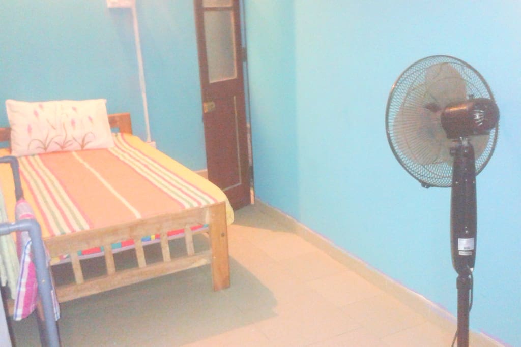 Fan cooled room