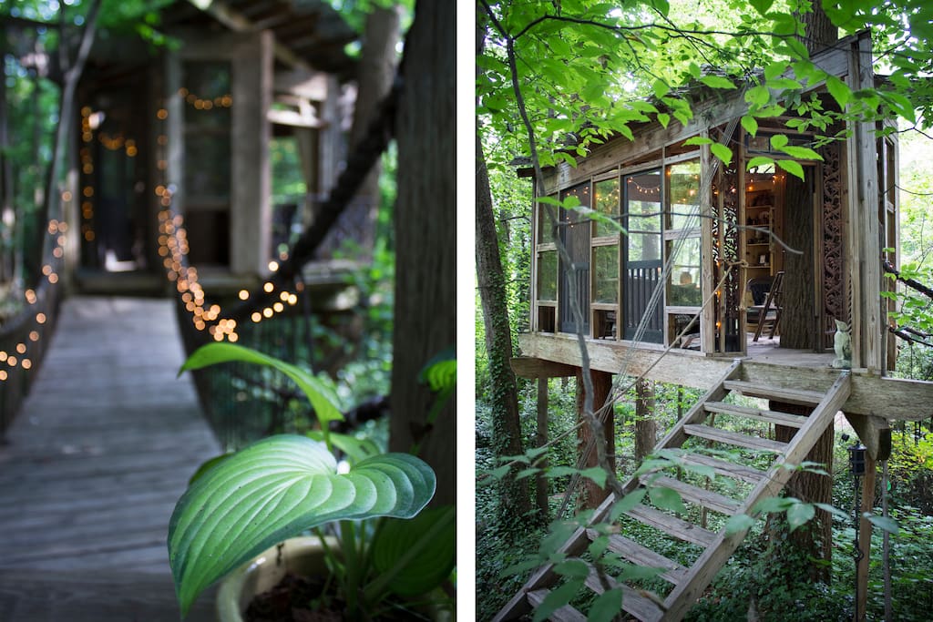 Secluded Intown Treehouse - Treehouses for Rent in Atlanta ...