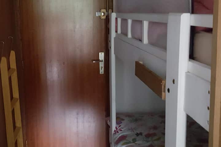 Entrance hallway with bunk bed