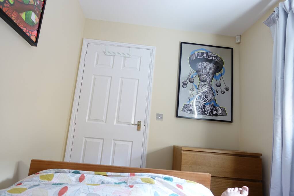 View from the bed