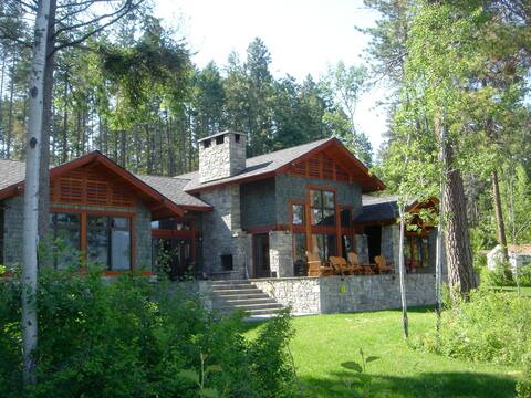A Beautiful House on Flathead Lake