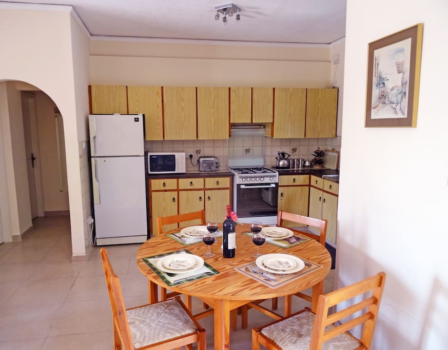 Kitchen and dining-area