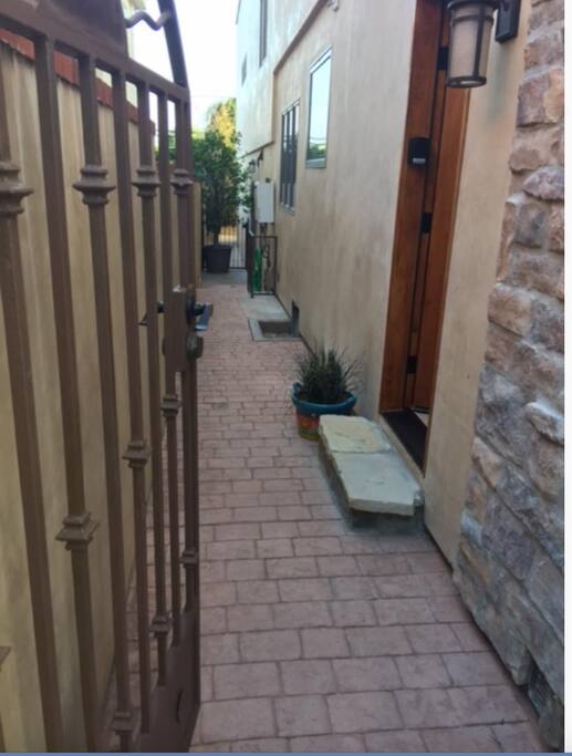 Your private entrance
