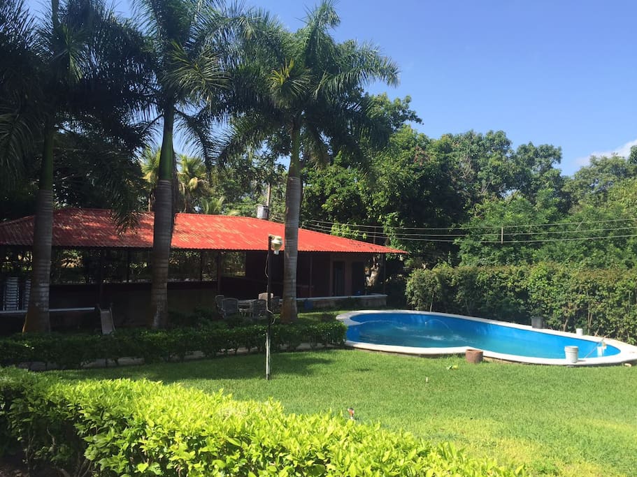 View to the Pool and Party/Function Area