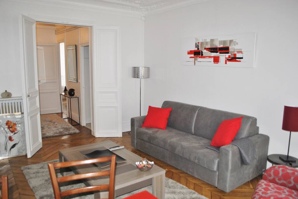 salon avec sofa convertible