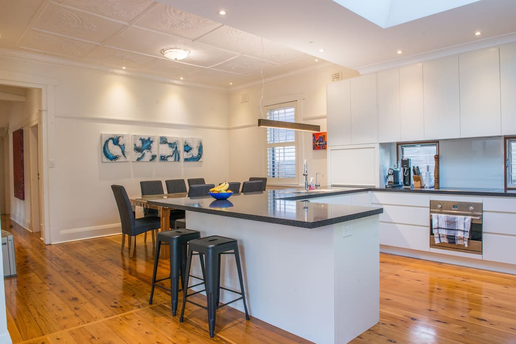 Kitchen and main dining area