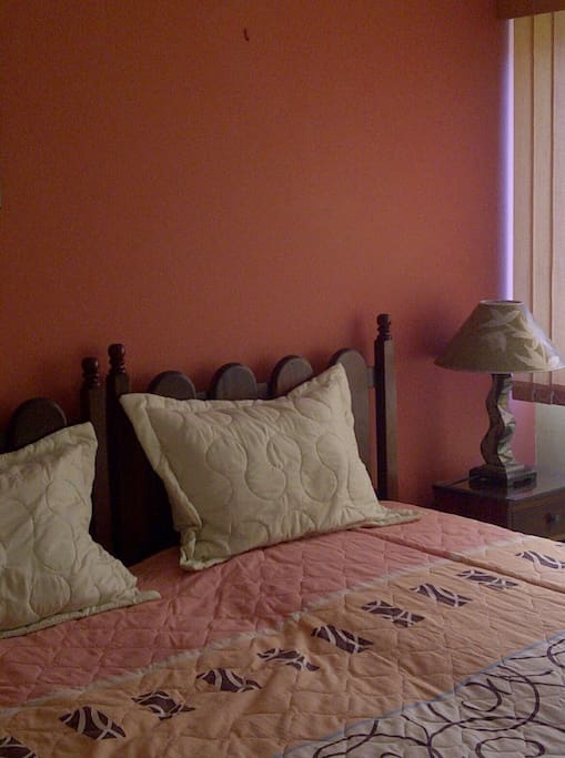 Comfortable spacious bedroom.